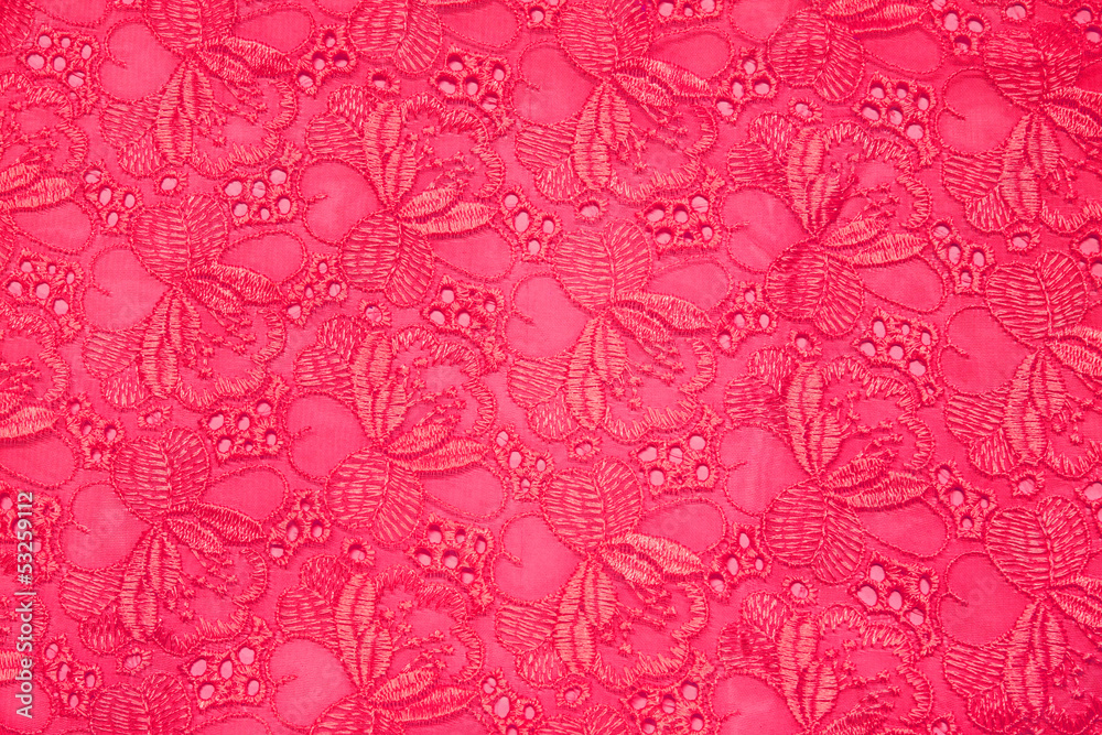 Fototapeta premium Retro pink textile for background