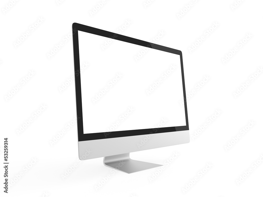 Computer Display flach seitlich Computer Display flach seitlich