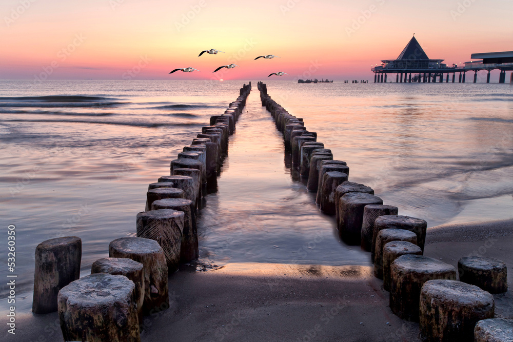 am Strand von Usedom - obrazy, fototapety, plakaty 