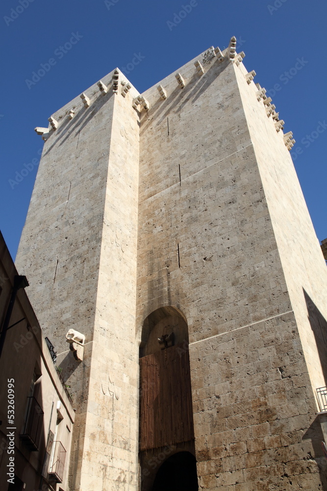 Torre dell'elefante, Cagliari, Sardegna, Italia