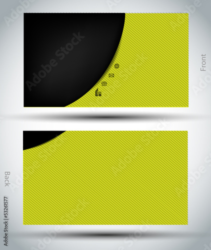 Background or Template for Modern Business - Card