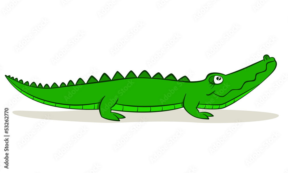 Obraz premium Cartoon Alligator