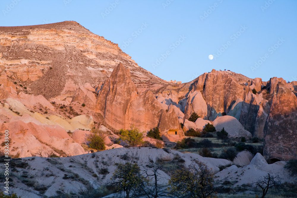 Cappadocia at sunset