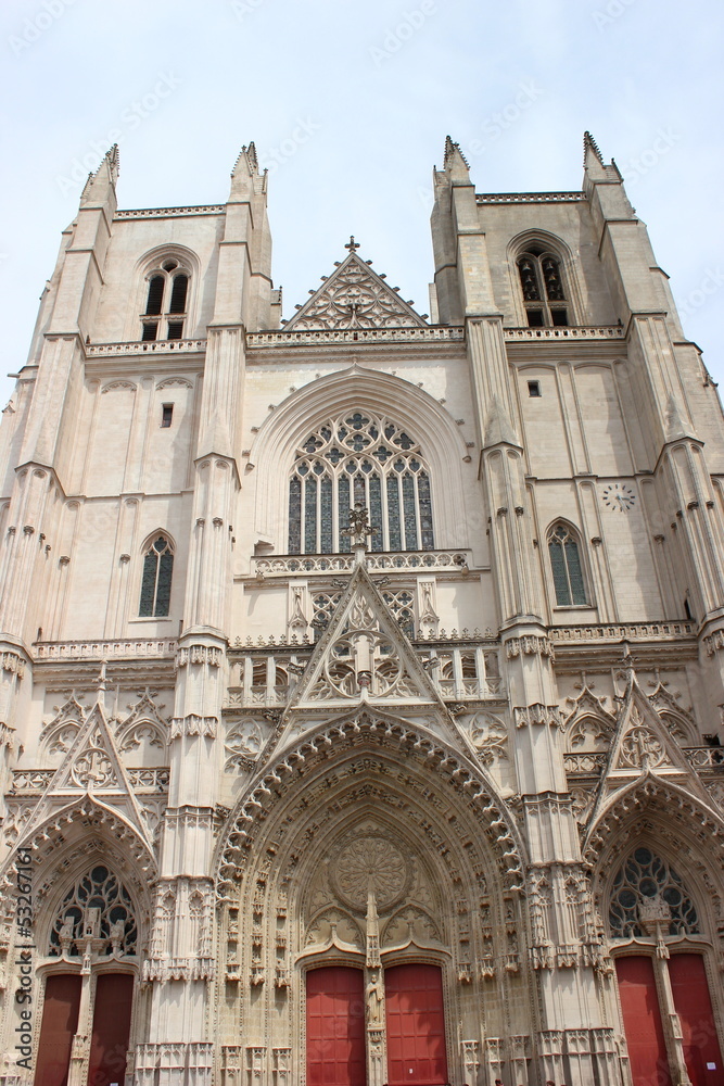 Die Kathedrale von Peter und Paul in Nantes