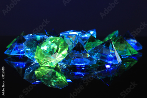 Wallpaper Mural Diamonds on dark color background Torontodigital.ca