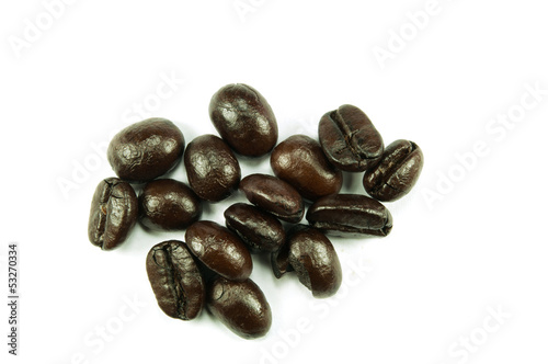 Arabica coffee beans for a coffee shop.