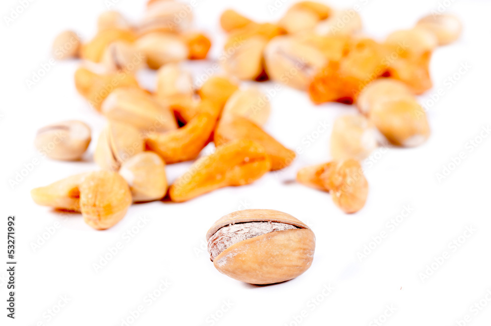 Pistacio and cashew nuts Pistacio and cashew nuts