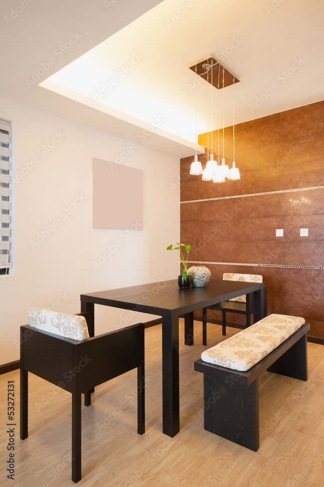 modern dining room