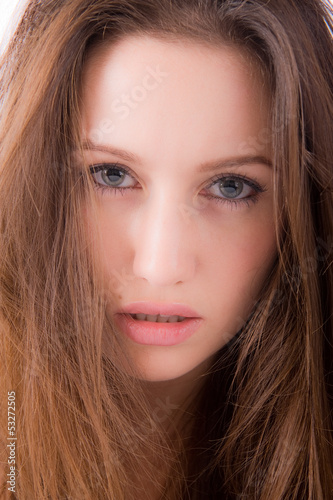 Portrait Of Beautiful Young Woman