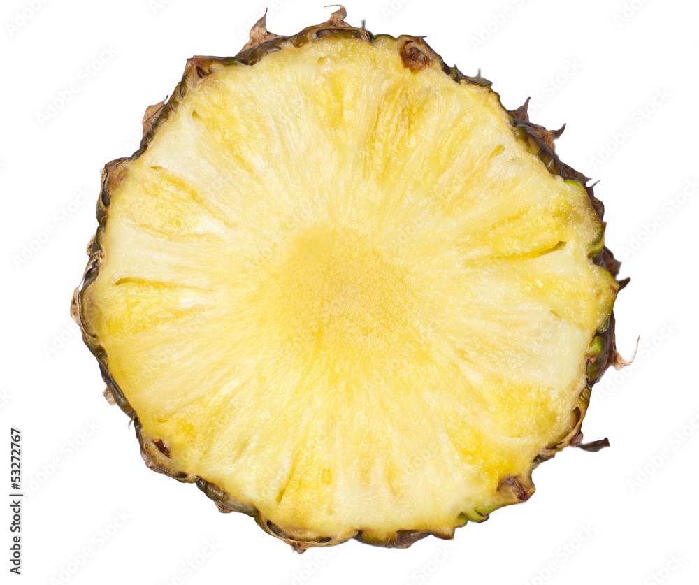 Pineapple juicy and tasty on a white background Pineapple juicy and tasty on a white background