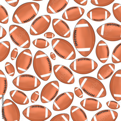 football seamless pattern