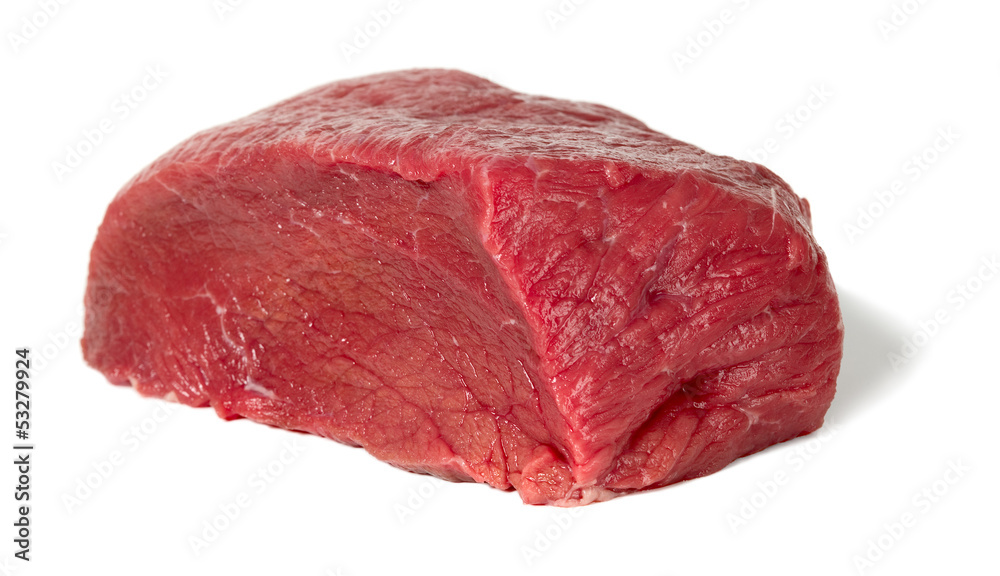 Fototapeta premium Raw sliced meat