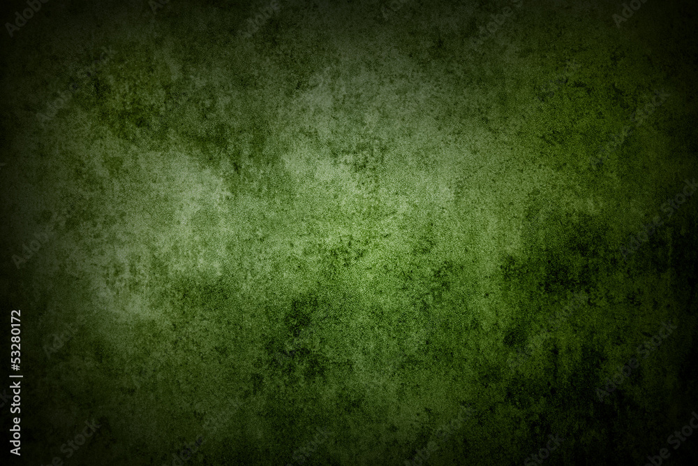 Green grunge textured stone wall background