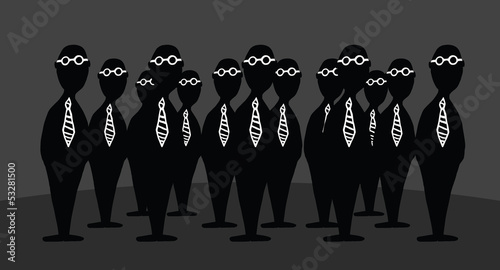 Mystery agents / Bizarre group of businessmen