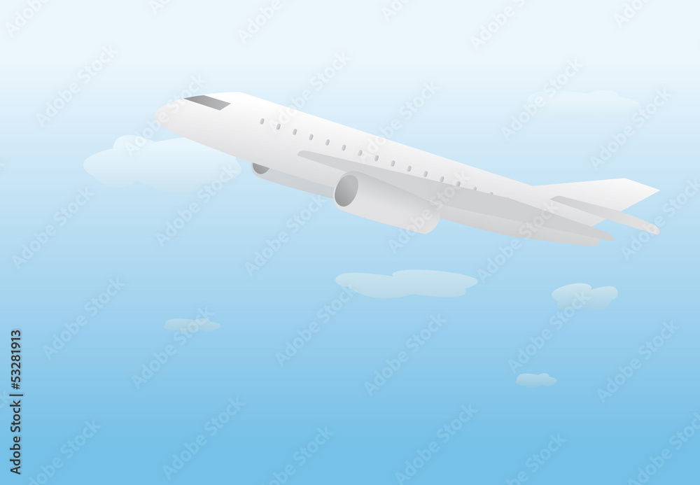 Plane lifting off / Flying Plane lifting off / Flying
