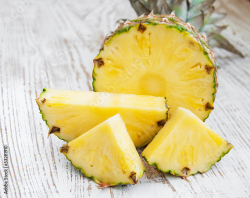 fresh slice pineapple