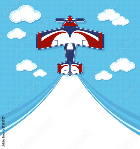 funny airplane scrapbook background