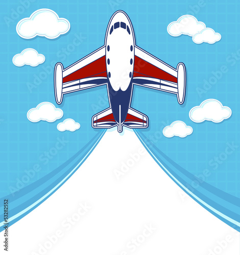 funny private airplane cartoon