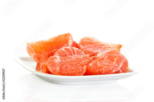 grapefruit isolated on white background