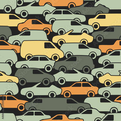 Tapety Transport  seamless-pattern-with-cars-vector-illustration