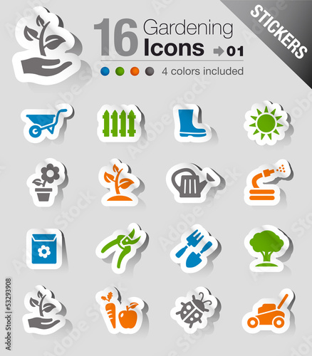 Stickers - Gardening icons