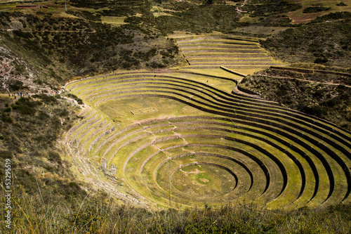 Peru,Moray,ancient Inca circular terraces. © Curioso.Photography