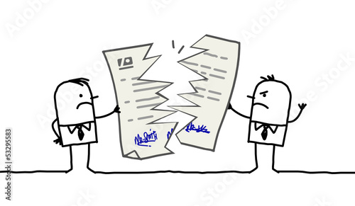 broken contract