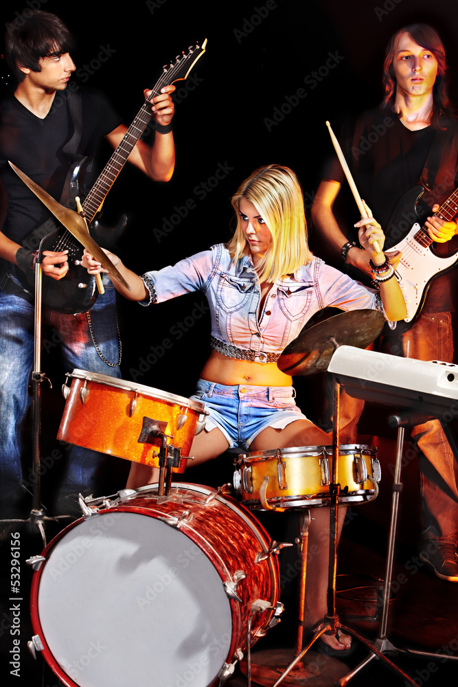 © Gennadiy Poznyakov - Band playing musical  instrument.