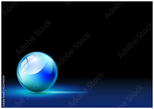 Blaue Kugel Hintergrund