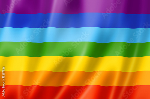 Konstfotografi Rainbow peace flag
