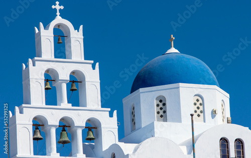 Main church in Pyrgos, Santorin