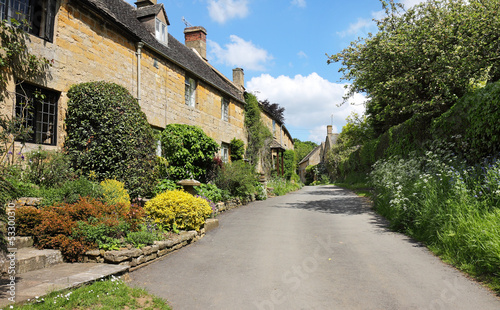 Traditional Cotswold Stone Village Cottages