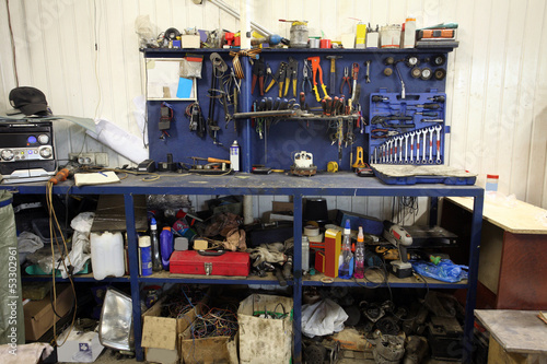 a repair garage