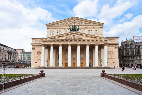 Bolshoi Theater building in Moscow, Russia
