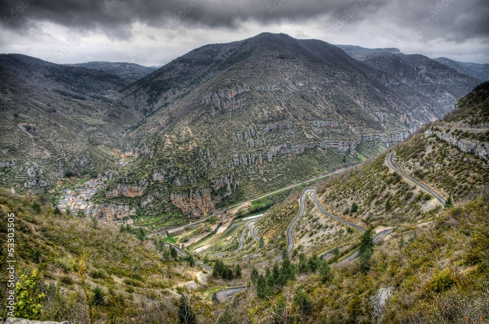 Naklejka premium descente sur la Malène