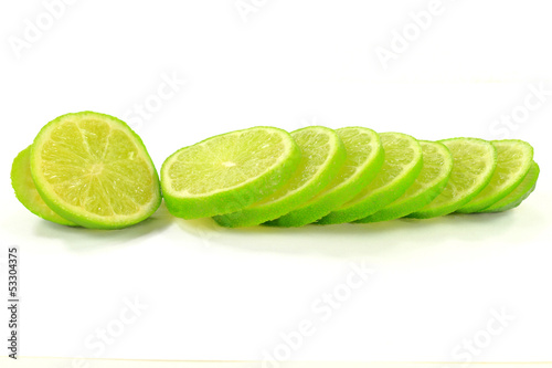 Sliced Organic Lime.