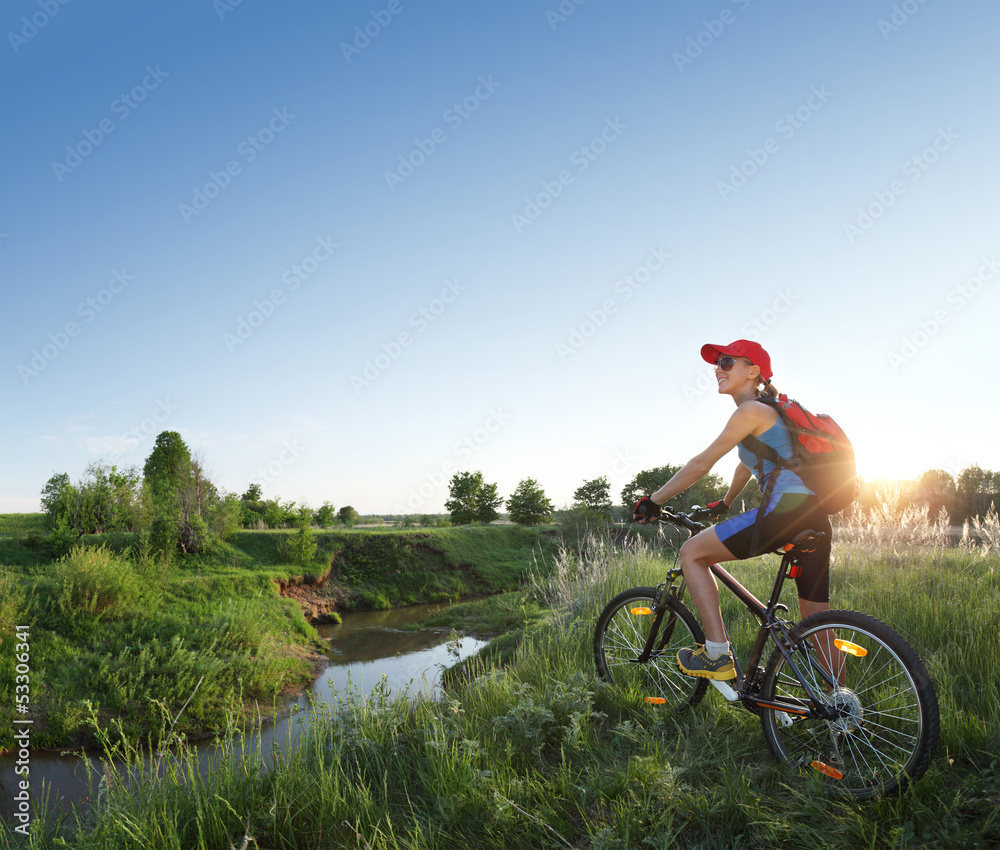 Naklejka premium Rider