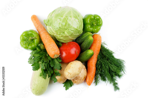 Fototapeta Naklejka Na Ścianę i Meble -  Heap of Vegetables