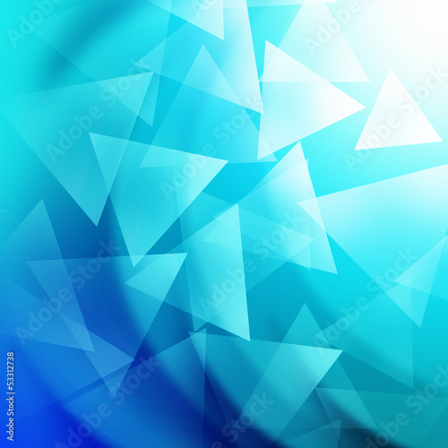 Abstract triangle background red