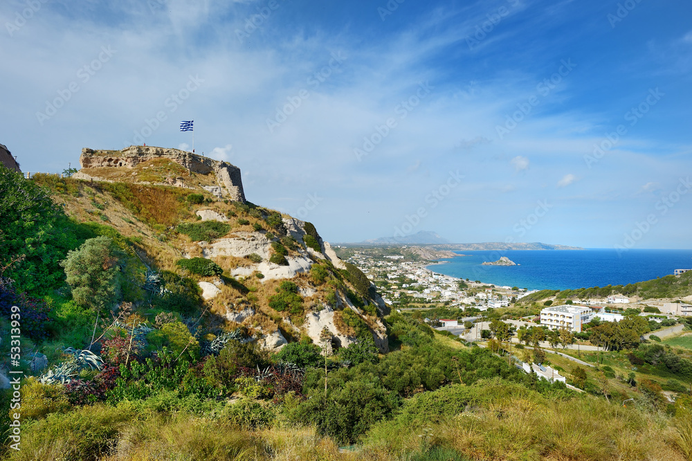 Bay of Kefalos on a Greek island of Kos