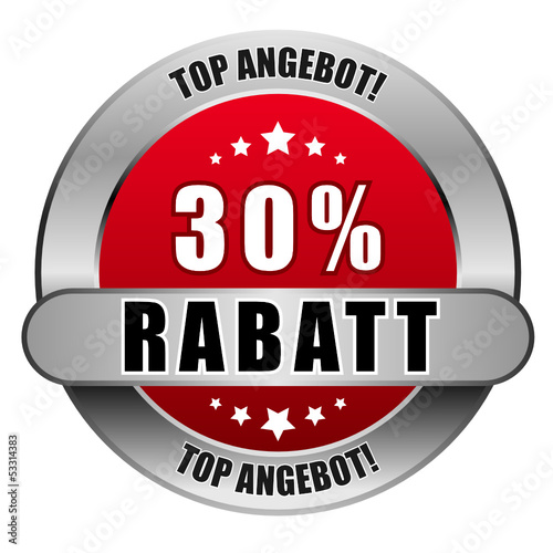 5 Star Button rot 30 PROZENT RABATT TA TA