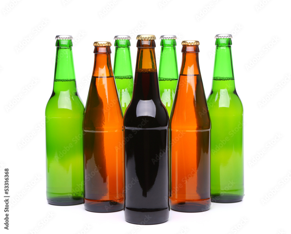 A lot of bottles of beer