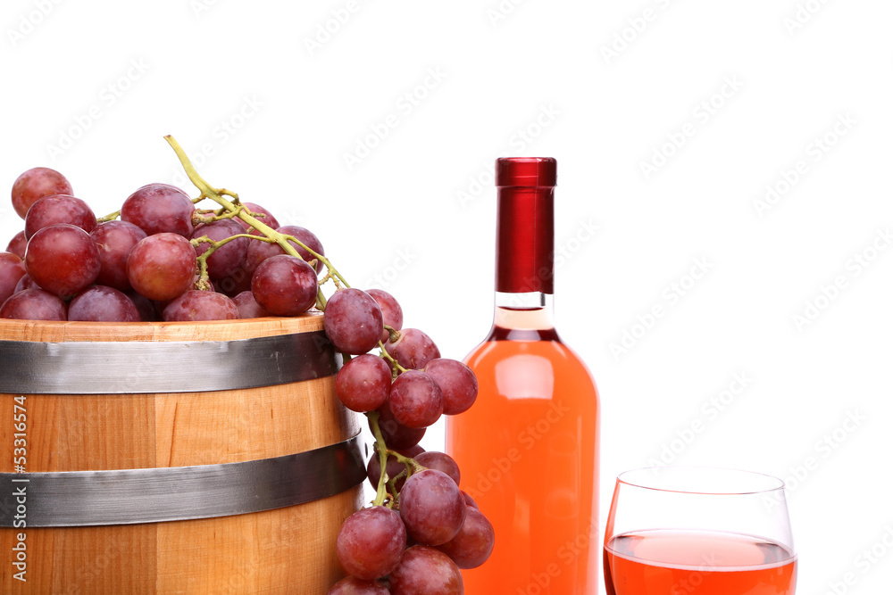 Obraz premium Wine composition close-up