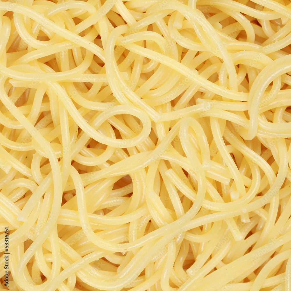 Hintergrund aus gekochten Spaghetti