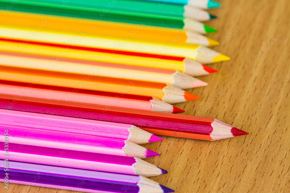 Fototapeta premium colored pencils