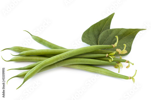 Green beans isolated