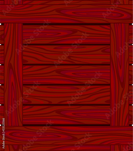 Background of red brown  boards with wood grain