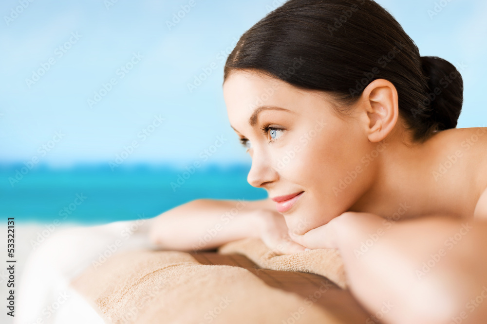 woman in spa