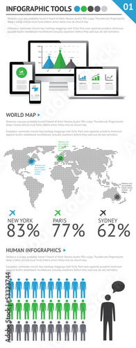 Awesome infographic tools set 1 of 4