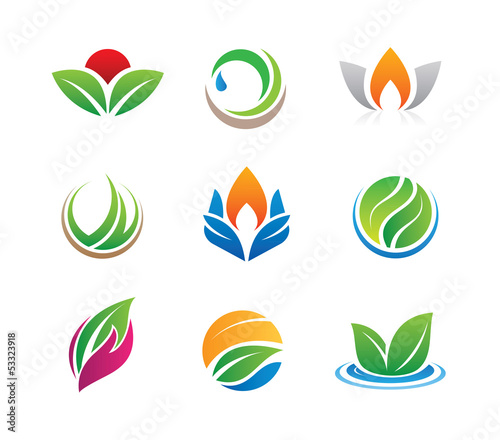 Nature icons and logos